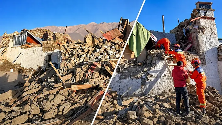 Tibet Shaken 3 Times in 5 Hours: Magnitudes Between 4.0 and 4.6, Two Days After a Magnitude 7 Quake That Killed 16 - World News